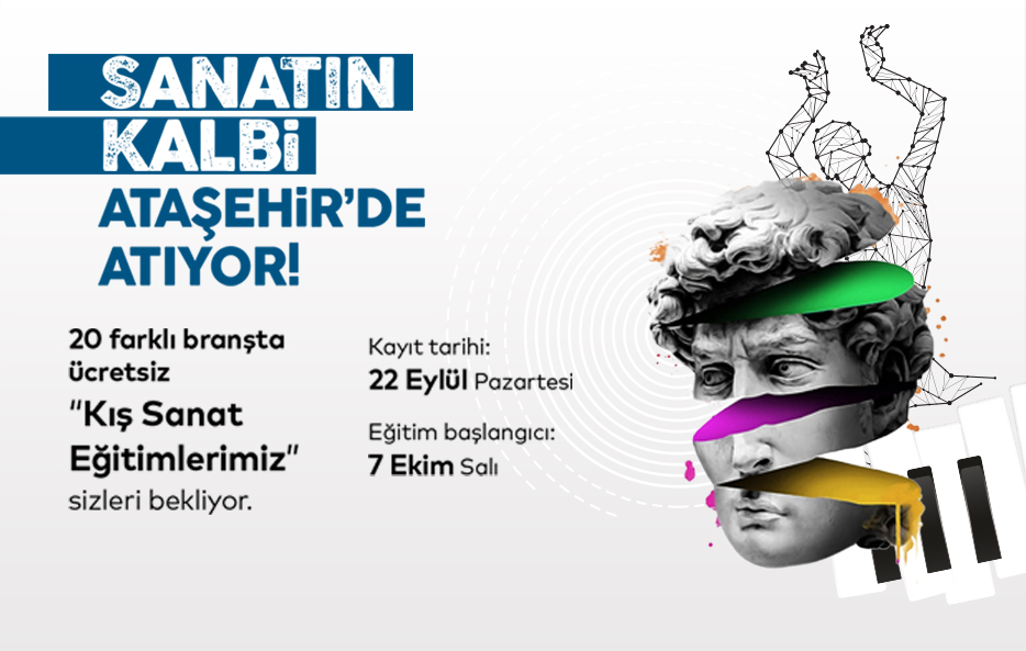 KIŞ SANAT EĞİTİMLERİ’NE KATILIM İÇİN KAYITLAR BAŞLIYOR